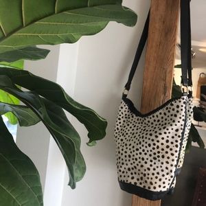 Cleobella Leather Crossbody Bag Black